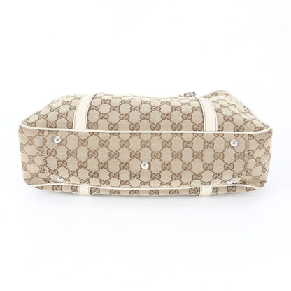 Gucci GG Canvas Twins Leather Tote Shoulder Hand — view 5