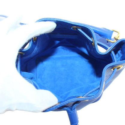 Saint Laurent Paris Eddie Era Emmanuel Bucket Bag 2-Way Leather Blue — view 6
