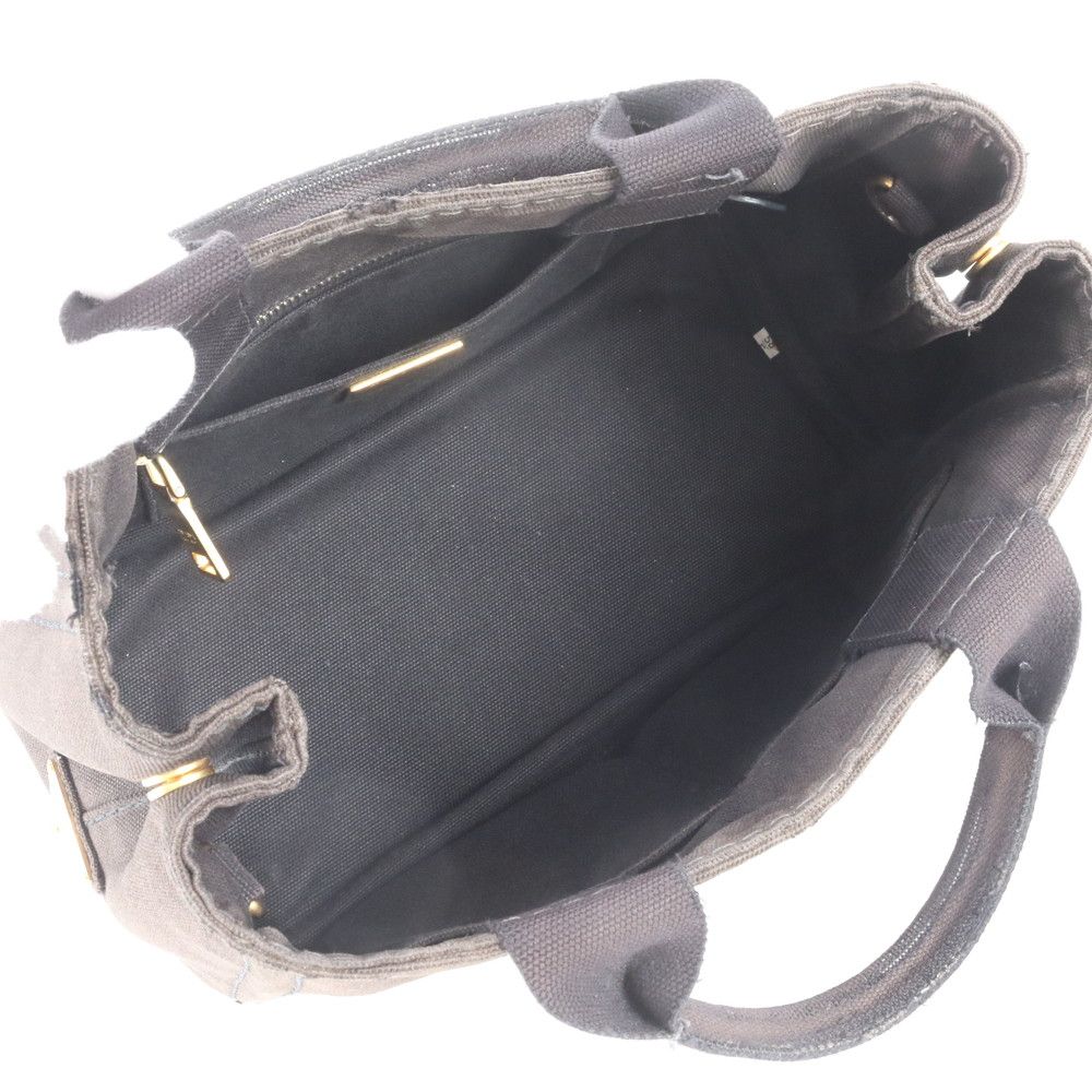 Prada Canapa Handbag Tote Black — view 7