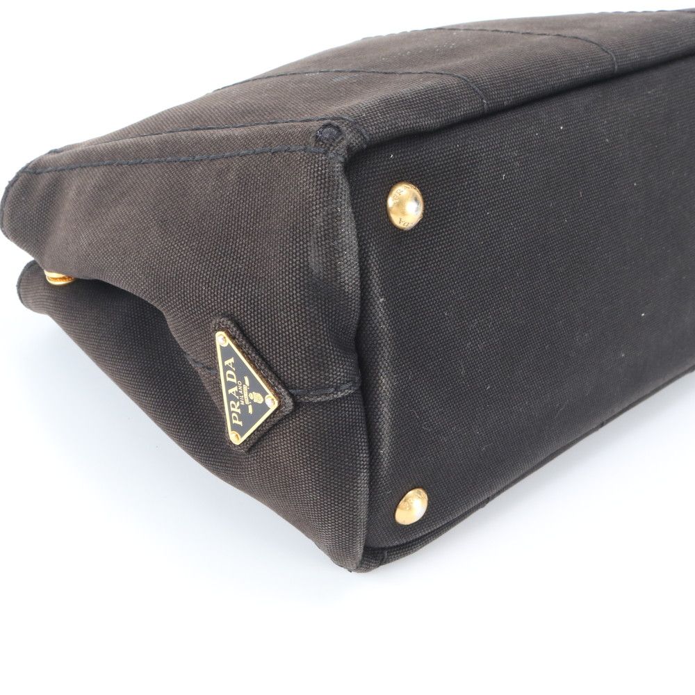 Prada Canapa Handbag Tote Black — view 4