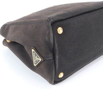 Prada Canapa Handbag Tote Black — view 4