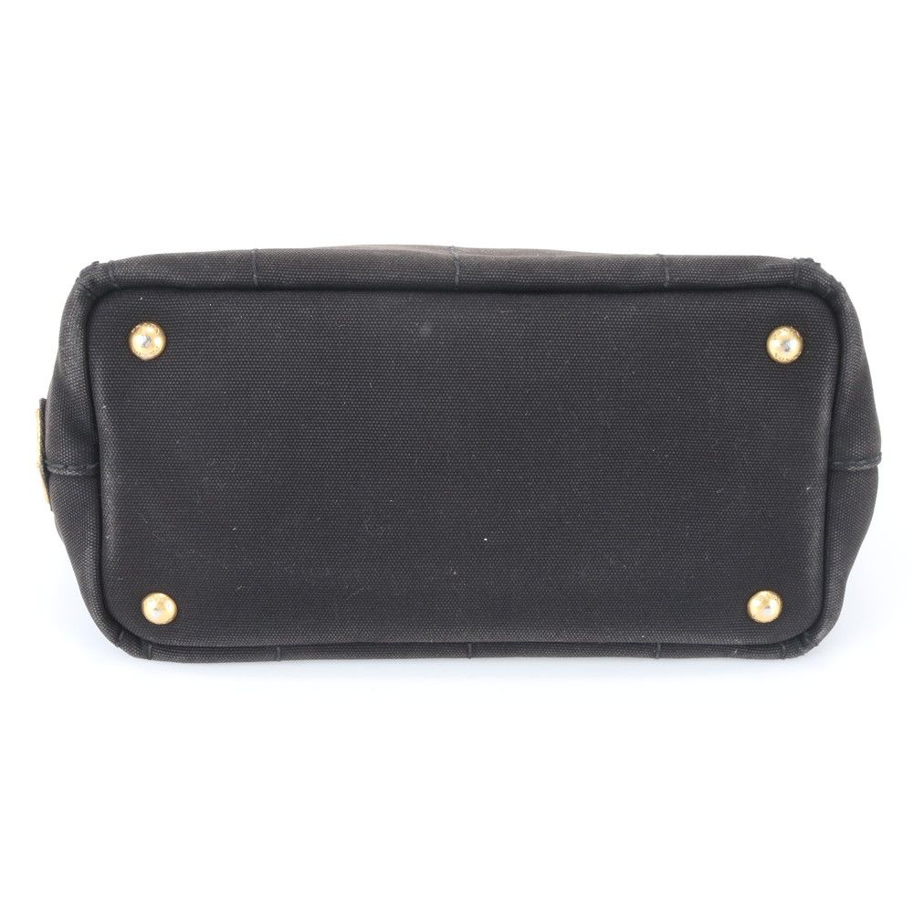 Prada Canapa Handbag Tote Black — view 6