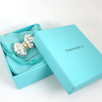 Tiffany & Co 925 750 Ribbon Brooch — view 8