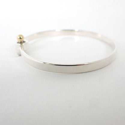 Tiffany & Co 925 750 Hook Eye Bangle Bracelet — view 6