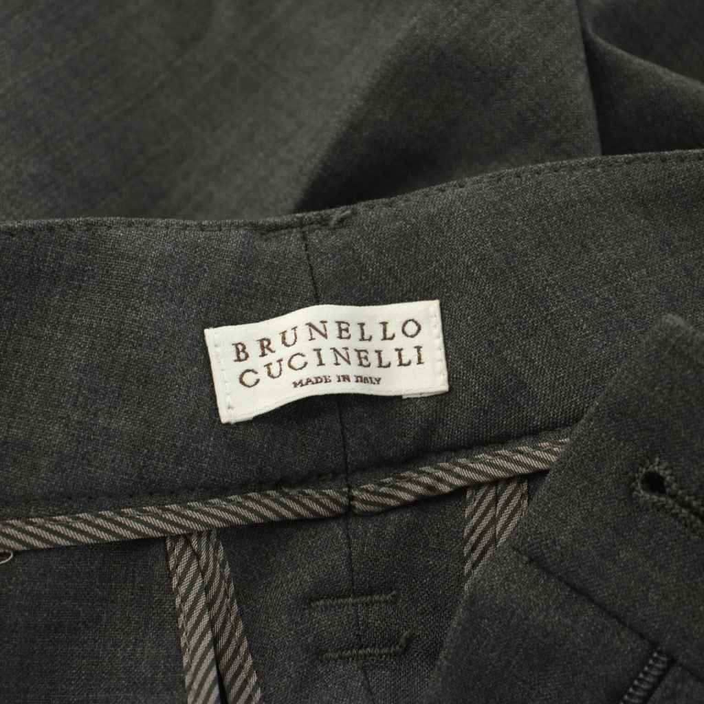 Brunello Cucinelli Tapered Pants Trousers Zip Fly Wool — view 3