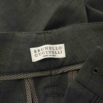 Brunello Cucinelli Tapered Pants Trousers Zip Fly Wool — view 3