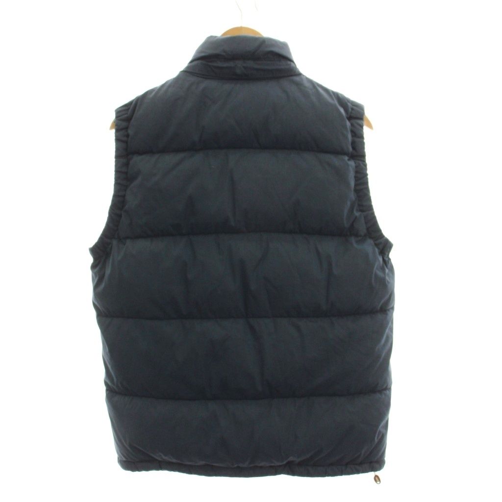 Moncler Ide Gilet Down Vest Zip Up 2 Navy YM — view 2