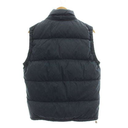 Moncler Ide Gilet Down Vest Zip Up 2 Navy YM — view 2