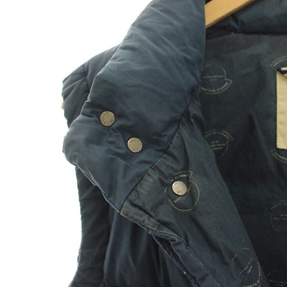 Moncler Ide Gilet Down Vest Zip Up 2 Navy YM — view 5