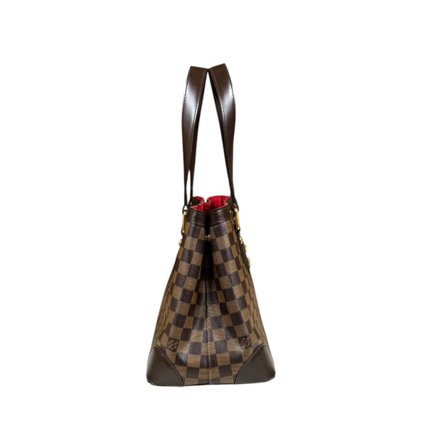 Louis Vuitton Hampstead PM Damier Handbag Canvas Brown — view 4