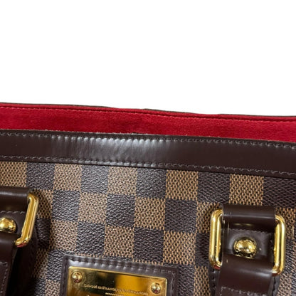 Louis Vuitton Hampstead PM Damier Handbag Canvas Brown — view 9