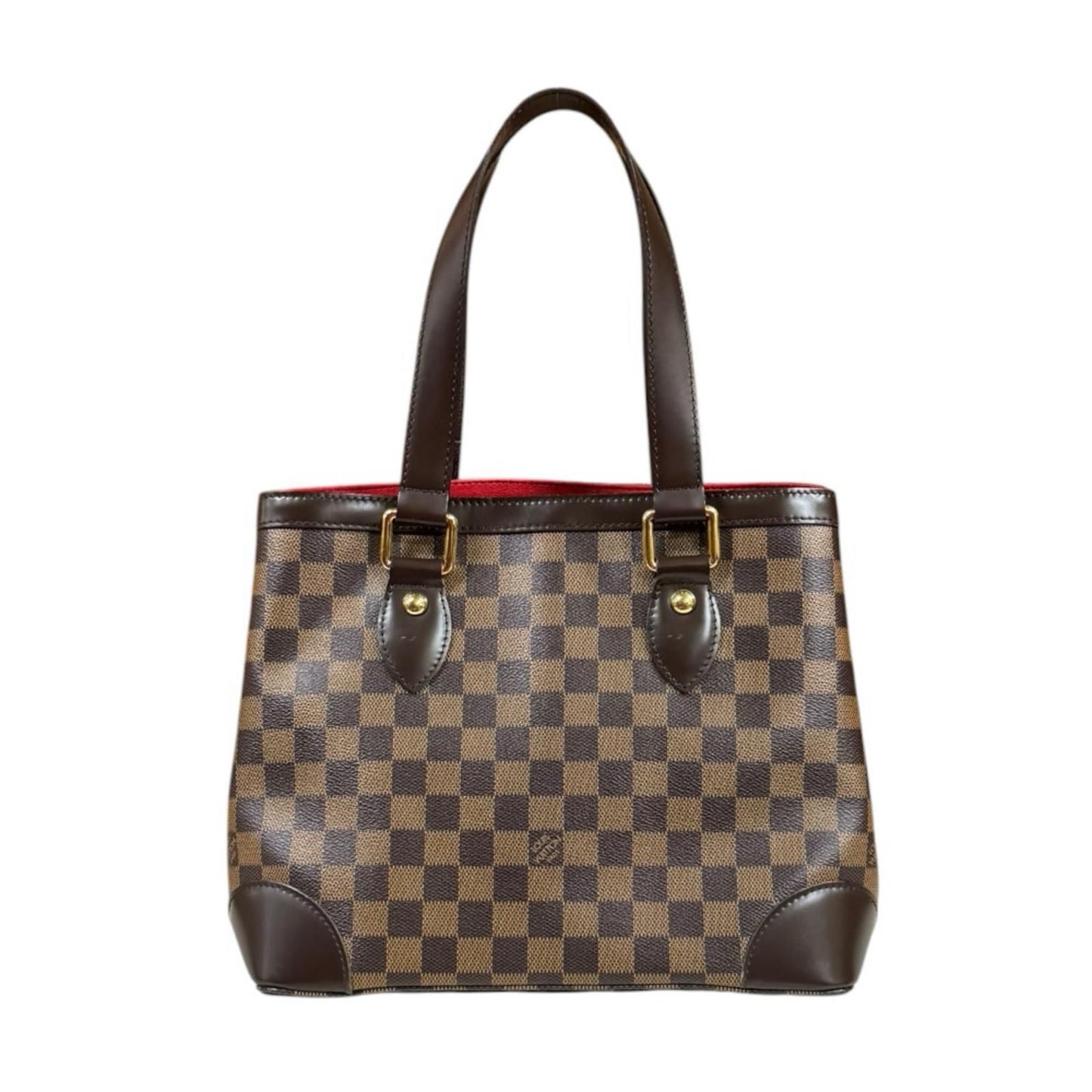 Louis Vuitton Hampstead PM Damier Handbag Canvas Brown — view 3