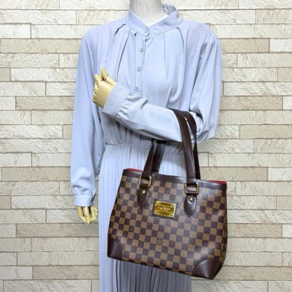 Louis Vuitton Hampstead PM Damier Handbag Canvas Brown — view 2