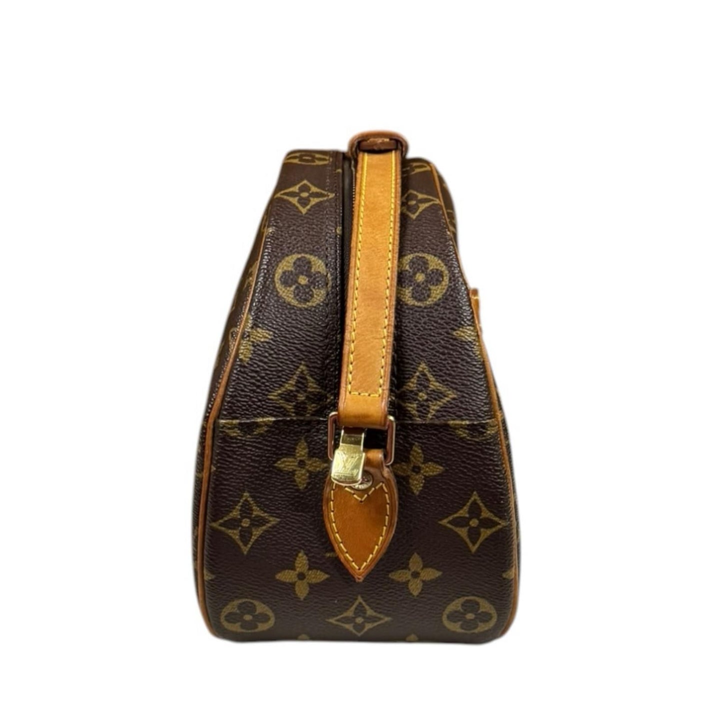 Louis Vuitton Monogram Shoulder Bag Canvas Brown — view 4