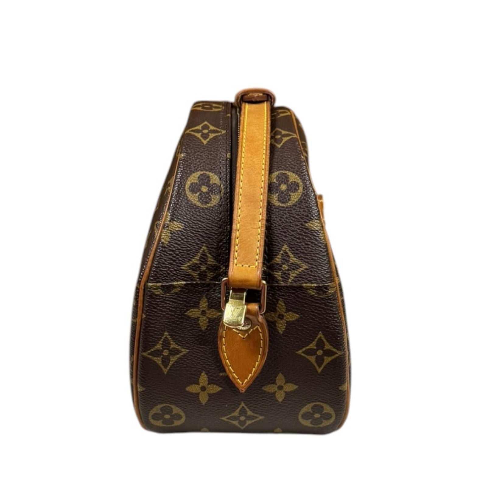 Louis Vuitton Monogram Shoulder Bag Canvas Brown — view 4