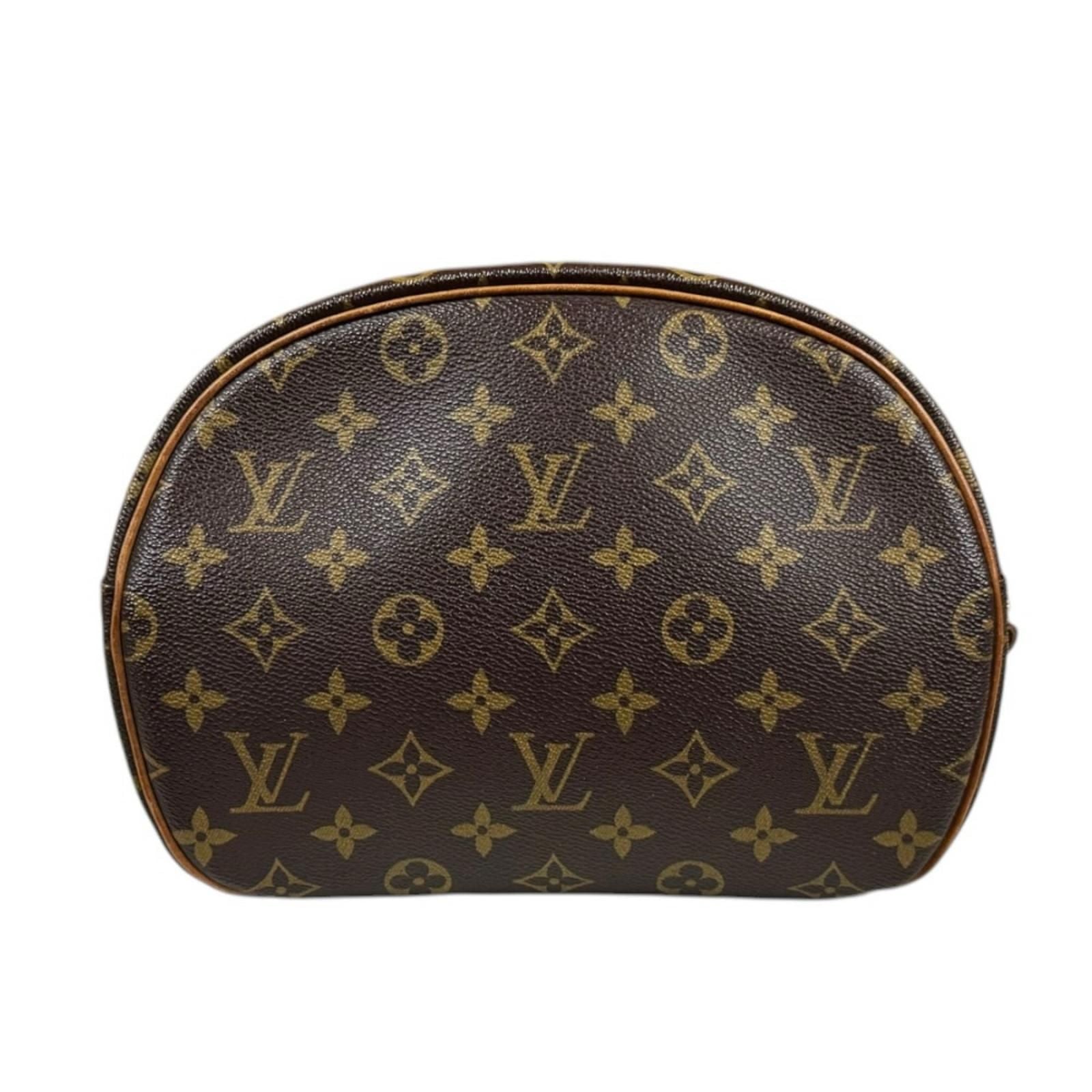 Louis Vuitton Monogram Shoulder Bag Canvas Brown — view 3