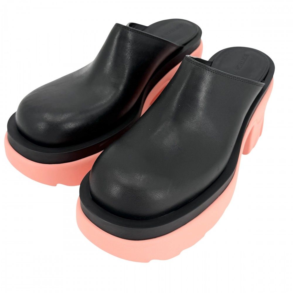 Bottega Veneta Sandals Flash Pump Volume Sole Shoes 37 Rubber Leather