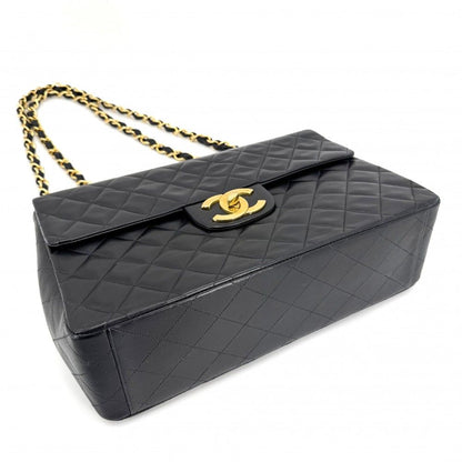 Chanel Shoulder Bag Deca Quilted 34 CC Logo Double Chain Crossbody Turnlock — view 3