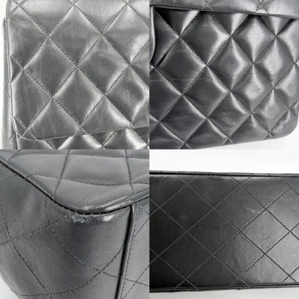 Chanel Shoulder Bag Deca Quilted 34 CC Logo Double Chain Crossbody Turnlock — view 6