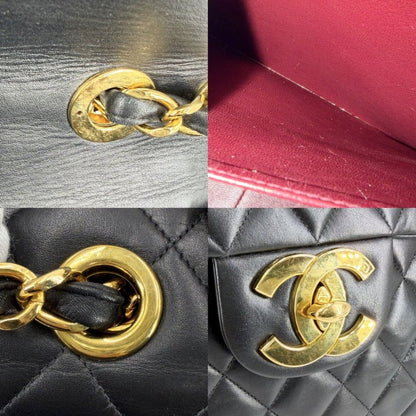 Chanel Shoulder Bag Deca Quilted 34 CC Logo Double Chain Crossbody Turnlock — view 8