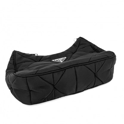 Prada Shoulder Bag Padded Re-Nylon Bag Crossbody Triangle Logo Nylon Black — view 3