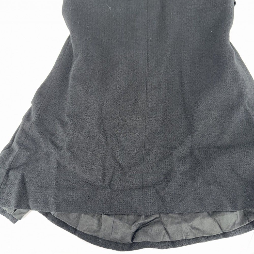 Chanel Dress Sleeveless Long 38 Black Wool Autumn — view 4