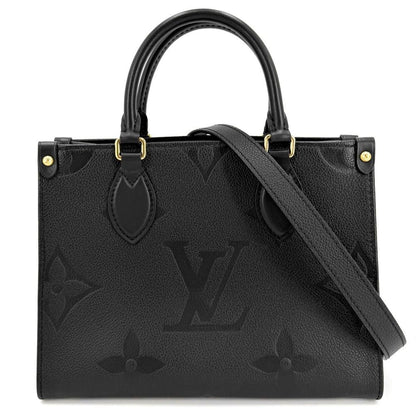 Louis Vuitton 2-Way Monogram Empreinte On The Go PM Shoulder Bag Crossbody