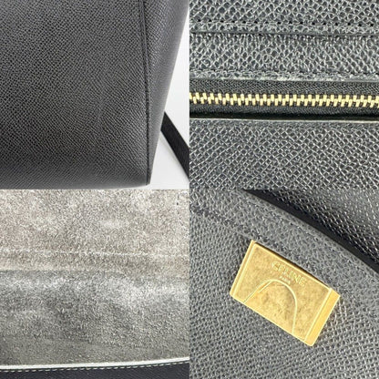 Celine Micro Belt Bag Shoulder Leather Black Gold — view 6