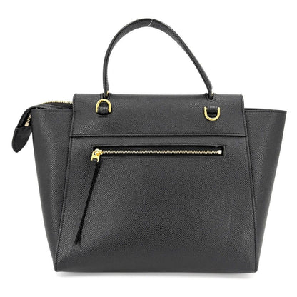 Celine Micro Belt Bag Shoulder Leather Black Gold — view 2
