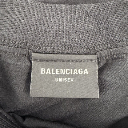 Balenciaga Short Sleeve T-Shirt Logo Print Crew Neck Top Inside Out 2 Sizes — view 4