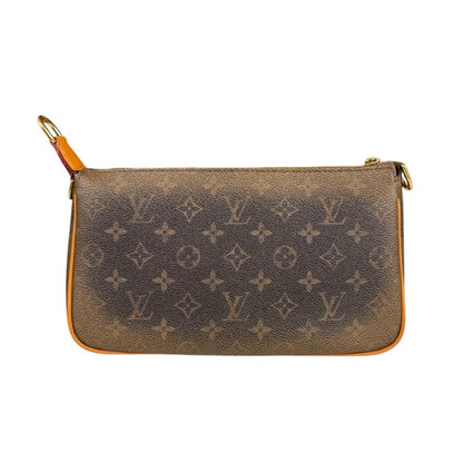 Louis Vuitton Pochette XL Monogram Shoulder Bag Brown — view 3