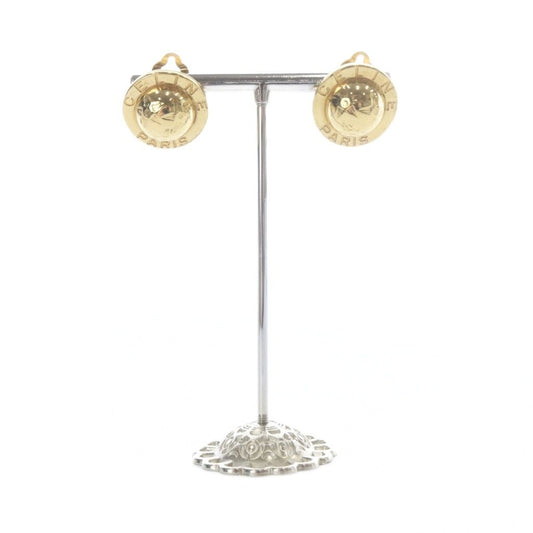 Celine Star Ball Vintage Earrings Gold