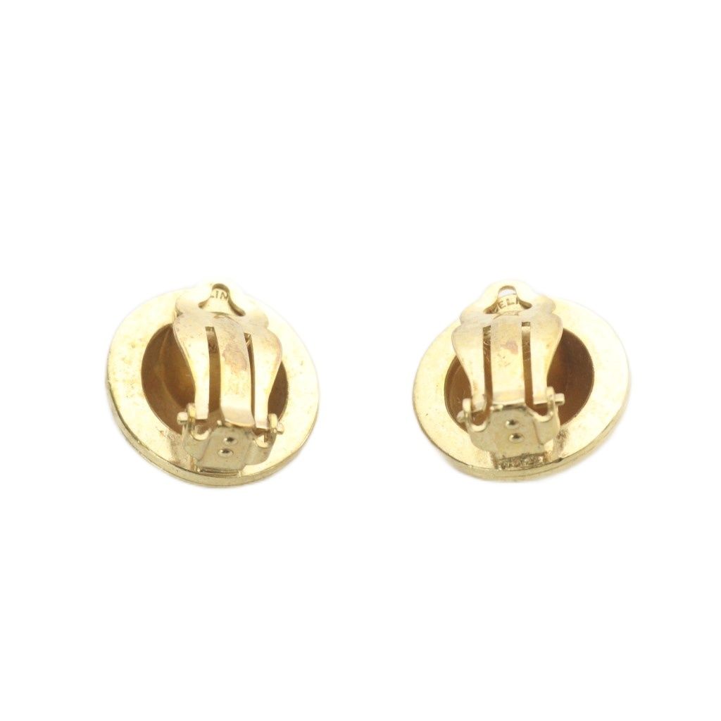 Celine Star Ball Vintage Earrings Gold — view 6