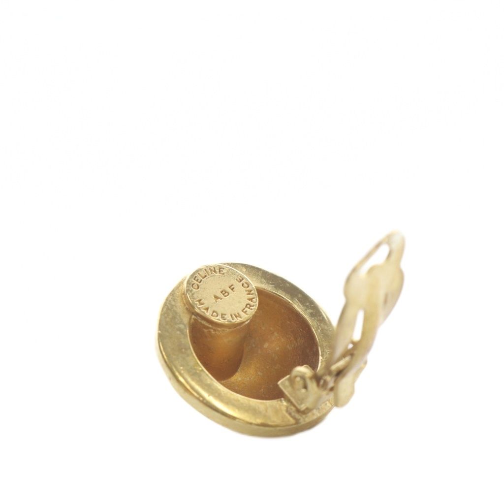 Celine Star Ball Vintage Earrings Gold — view 7