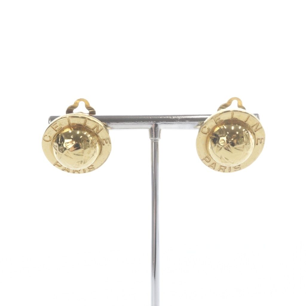 Celine Star Ball Vintage Earrings Gold — view 2