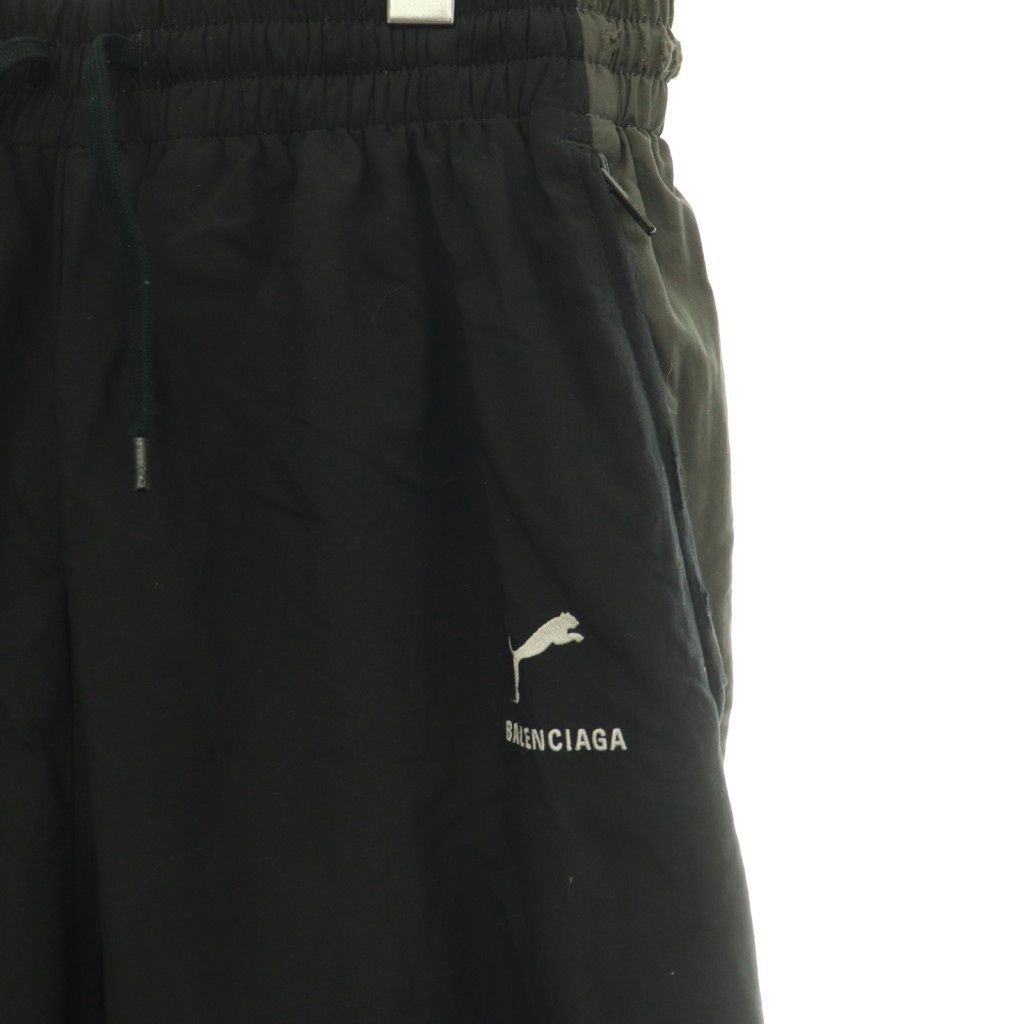 Balenciaga Puma Fitted Tracksuit Track Pants Easy Straight Waist Togo Logo S — view 4