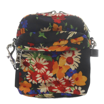 Miu Miu Miu Cordura Stbouq Flora Shoulder Bag Canvas Black — view 2