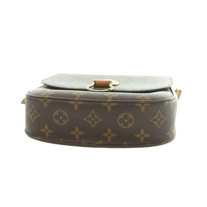 Louis Vuitton Saint Cloud Shoulder Bag Monogram Pattern Brown — view 4