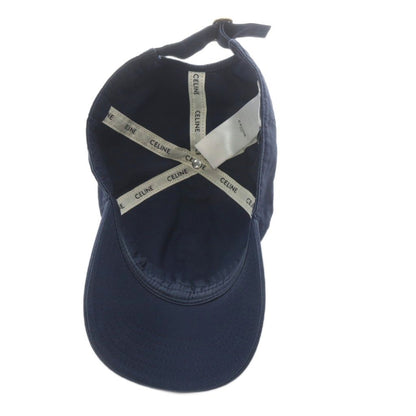 Celine Initial Baseball Cap Hat Cap M Navy — view 3