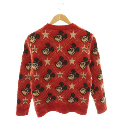 Gucci Disney Mickey Mouse Pattern Crewneck Knitted Sweater Knit Pullover Alpaca — view 2