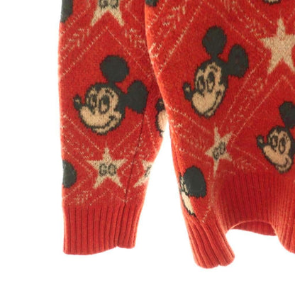 Gucci Disney Mickey Mouse Pattern Crewneck Knitted Sweater Knit Pullover Alpaca — view 3