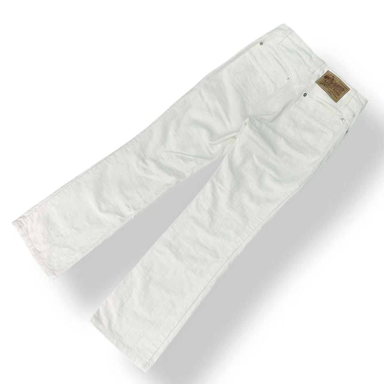 Louis Vuitton Monogram Denim Pants White — view 2