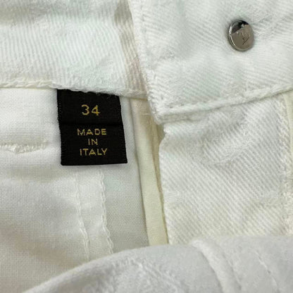 Louis Vuitton Monogram Denim Pants White — view 4