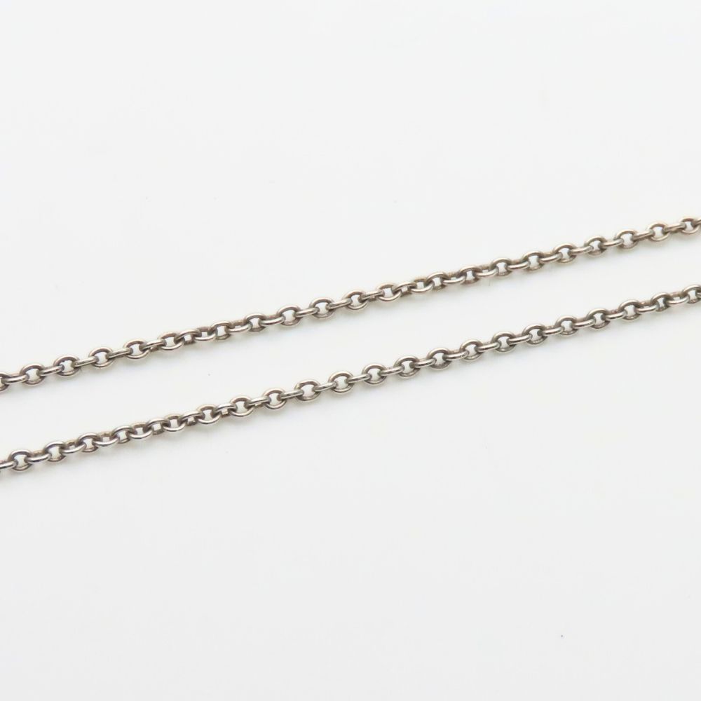Tiffany & Co Necklace Double Loop 925 Sterling Silver Elsa Peretti Pendant — view 8