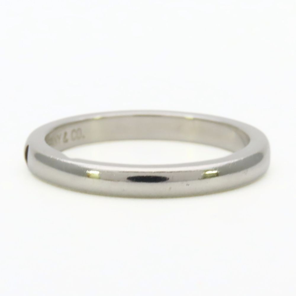 Tiffany & Co Ring Stacking Band 925 Sterling Silver Saffiano Blue Elsa Peretti — view 3