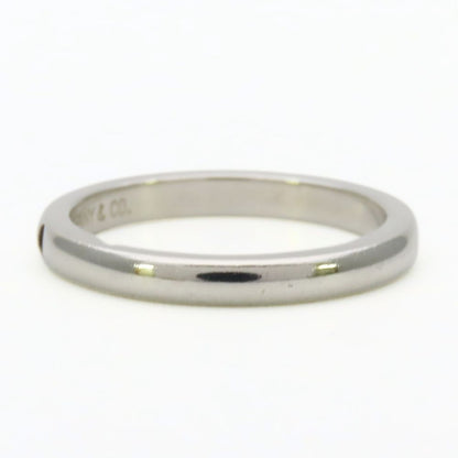 Tiffany & Co Ring Stacking Band 925 Sterling Silver Saffiano Blue Elsa Peretti — view 3