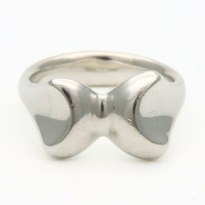 Tiffany & Co Ring Ribbon 925 Sterling Silver Elesa Peretti Butterfly — view 2