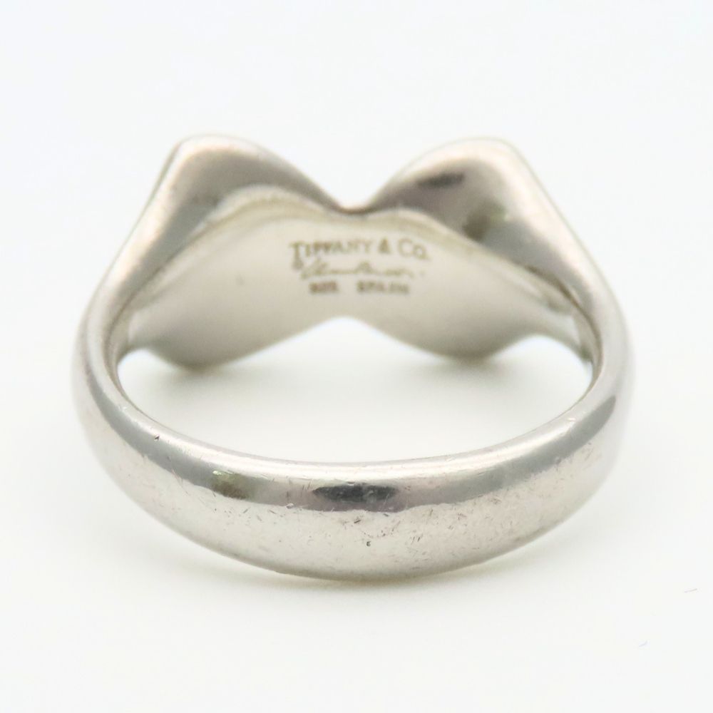 Tiffany & Co Ring Ribbon 925 Sterling Silver Elesa Peretti Butterfly — view 4