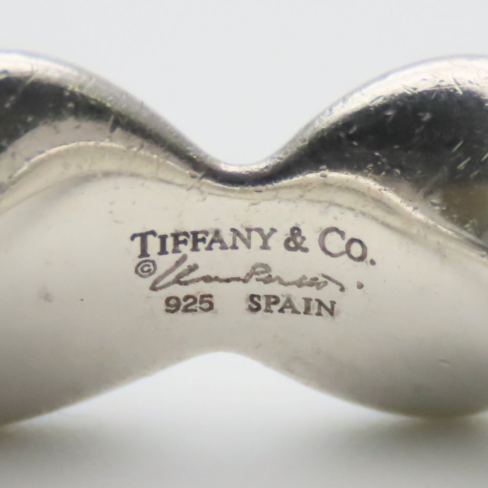 Tiffany & Co Ring Ribbon 925 Sterling Silver Elesa Peretti Butterfly — view 6