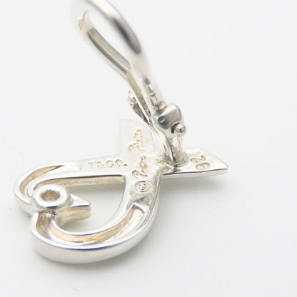 Tiffany & Co Earrings Loving Heart 925 Sterling Silver Paloma Picasso — view 4
